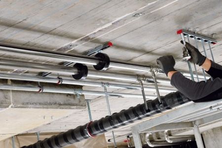 快乾型乙烯基酯樹脂植筋膠適用於天花板高吊錨固作業